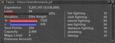 Signature for player Talos