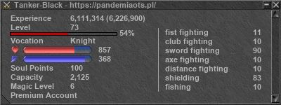 Signature for player Tanker-Black