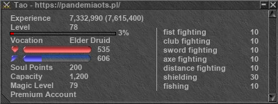 Signature for player Tao