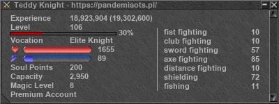 Signature for player Teddy Knight