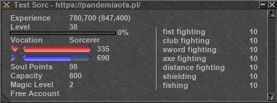 Signature for player Test Sorc