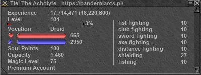 Signature for player Tiel The Acholyte