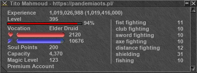 Signature for player Tito Mahmoud