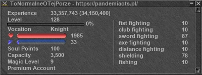 Signature for player ToNormalneOTejPorze