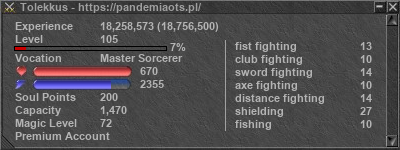 Signature for player Tolekkus