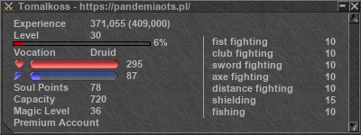 Signature for player Tomalkoss