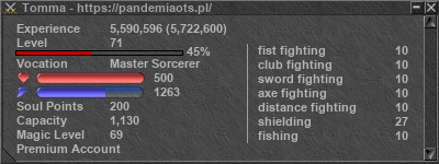 Signature for player Tomma