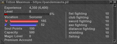 Signature for player Triton Maximus