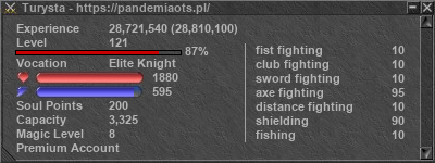 Signature for player Turysta