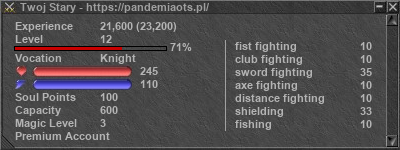 Signature for player Twoj Stary