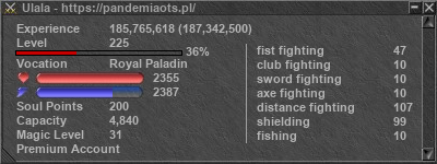 Signature for player Ulala