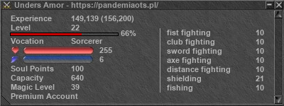 Signature for player Unders Amor