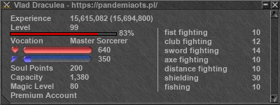 Signature for player Vlad Draculea