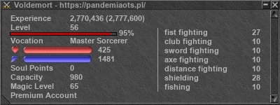 Signature for player Voldemort