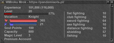 Signature for player WMroku Mrok