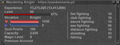 Signature for player Wandering Knight