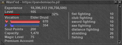 Signature for player Want'ed