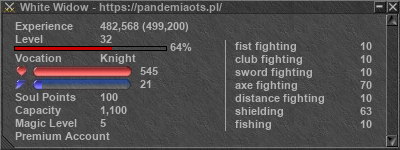 Signature for player White Widow