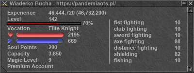 Signature for player Wiaderko Bucha