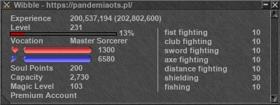 Signature for player Wibble