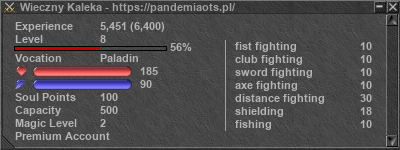 Signature for player Wieczny Kaleka