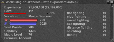 Signature for player Wielki Mag Zniszczenia