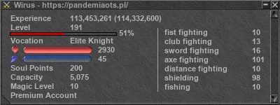 Signature for player Wirus