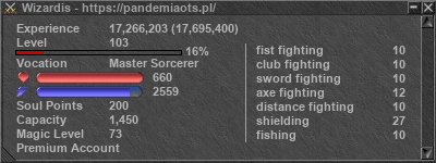 Signature for player Wizardis