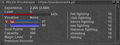 Signature for player Wizzle Rookstayer