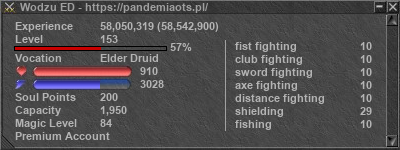 Signature for player Wodzu ED