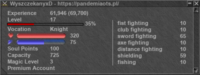 Signature for player WyszczekanyxD