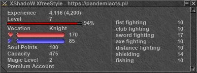 Signature for player XShadoW XfreeStyle