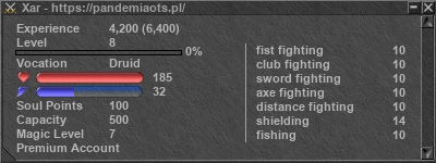 Signature for player Xar