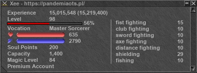 Signature for player Xee