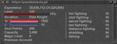 Signature for player Xi