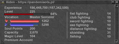 Signature for player Xiden