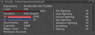 Signature for player Xordis