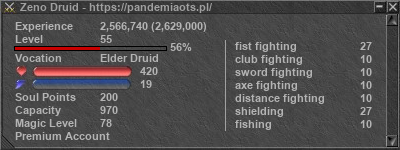 Signature for player Zeno Druid