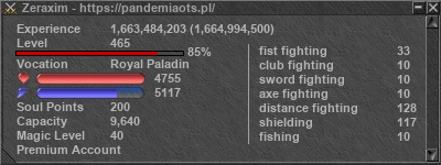 Signature for player Zeraxim