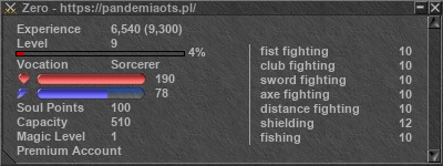 Signature for player Zero