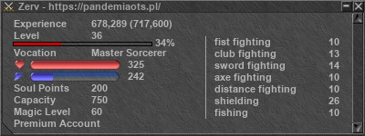 Signature for player Zerv