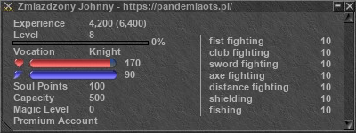 Signature for player Zmiazdzony Johnny